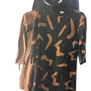 Tottini NWOT Black, Brown, Navy Patterned Dress bundle of 3